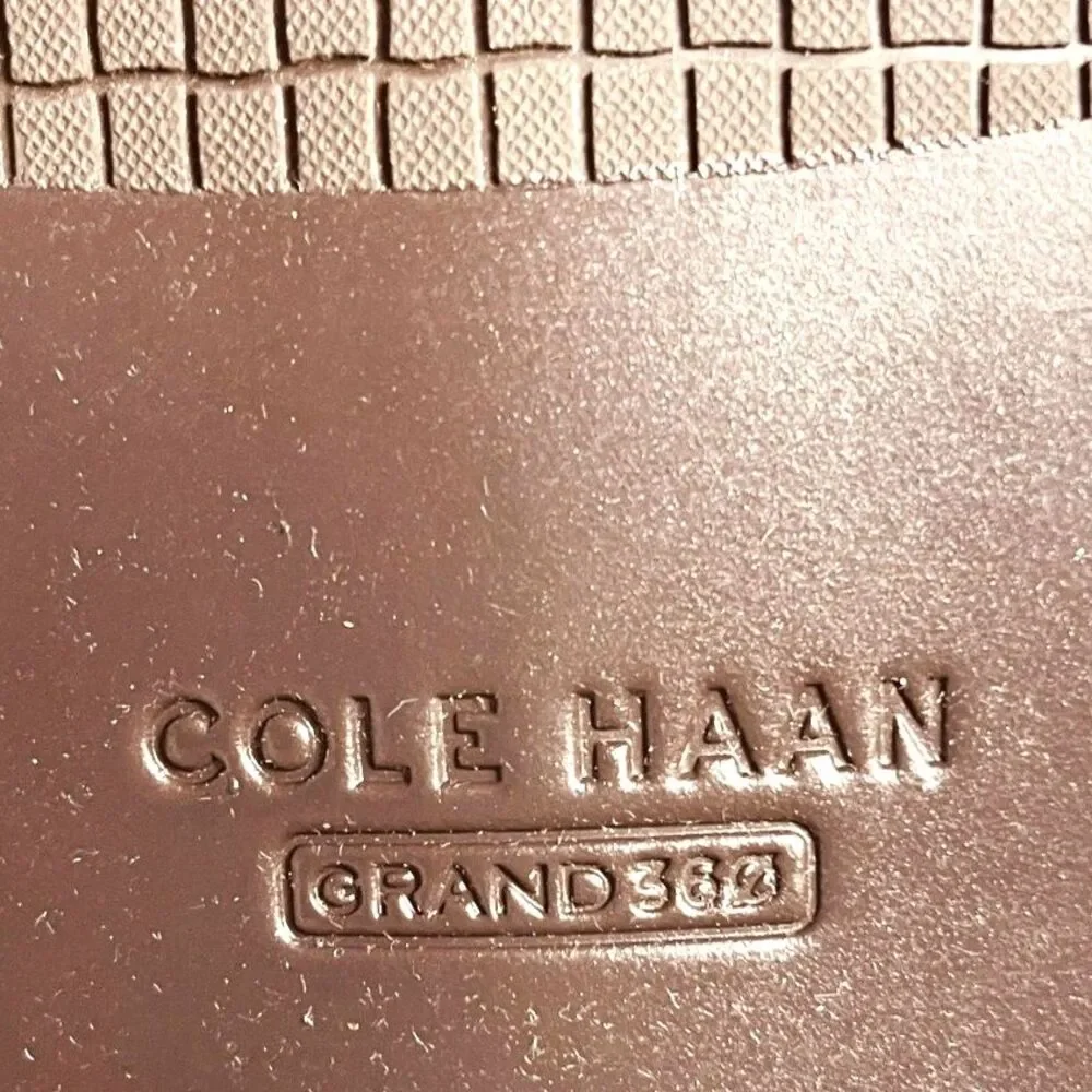 Cole Haan Men's British Tan Wingtip Oxfords SZ 9 NEW